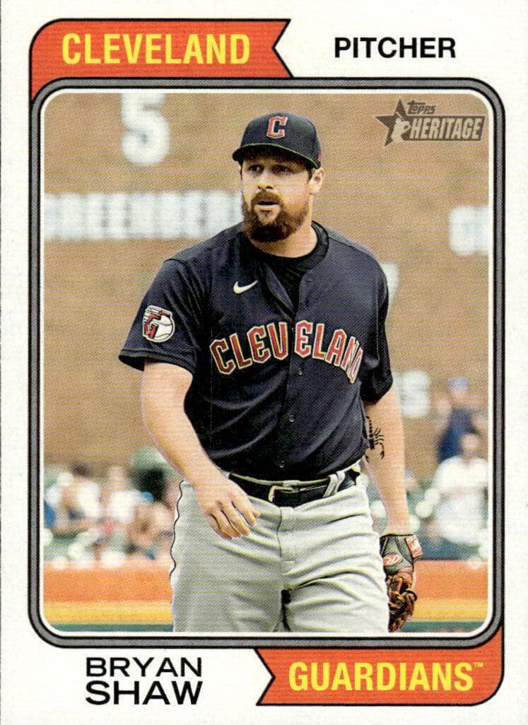 Bryan Shaw trading card