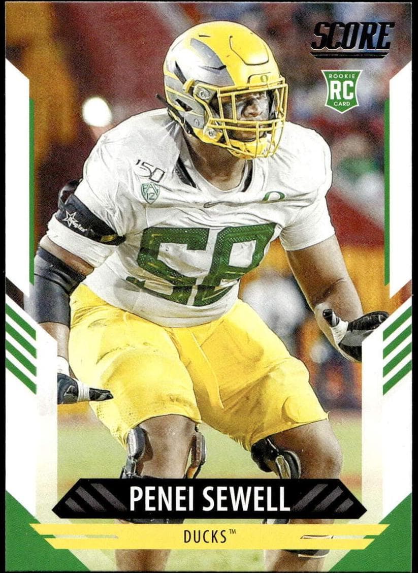 Penei Sewell 2021 panini Score