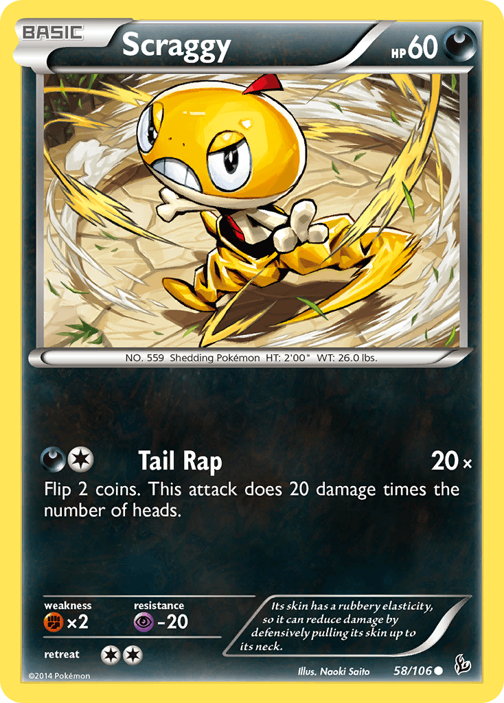 Scraggy 2014 Pokemon Flashfire