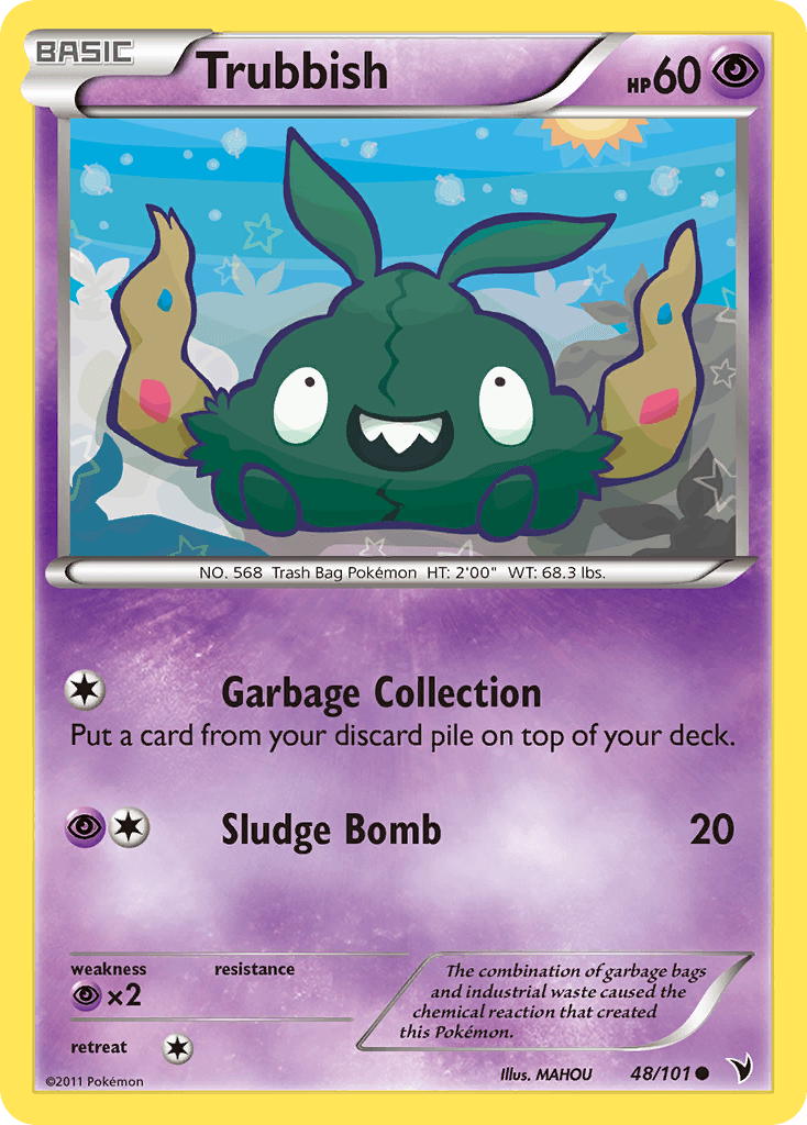 Trubbish 2011 Pokemon Noble Victories