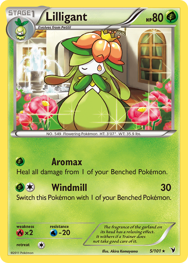 Lilligant 2011 Pokemon Noble Victories