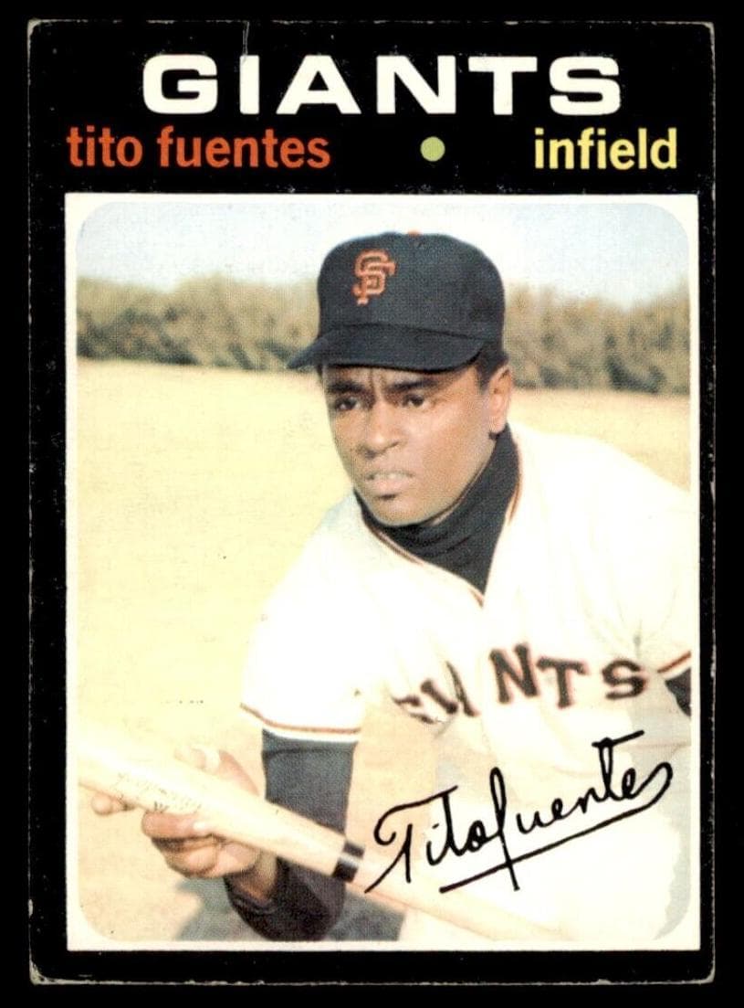 Tito Fuentes 1971 topps Topps