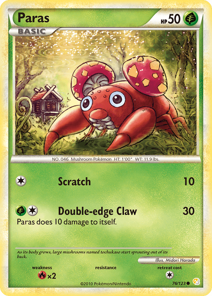 Paras 2010 Pokemon HeartGold & SoulSilver
