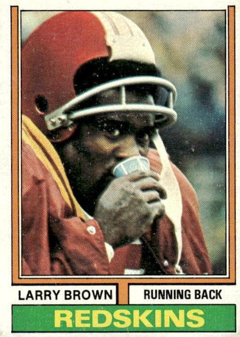 Larry Brown 1974 topps Topps