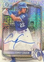 Corey Cousin 2025 bowman Bowman Chrome Prospect Auto (1st)