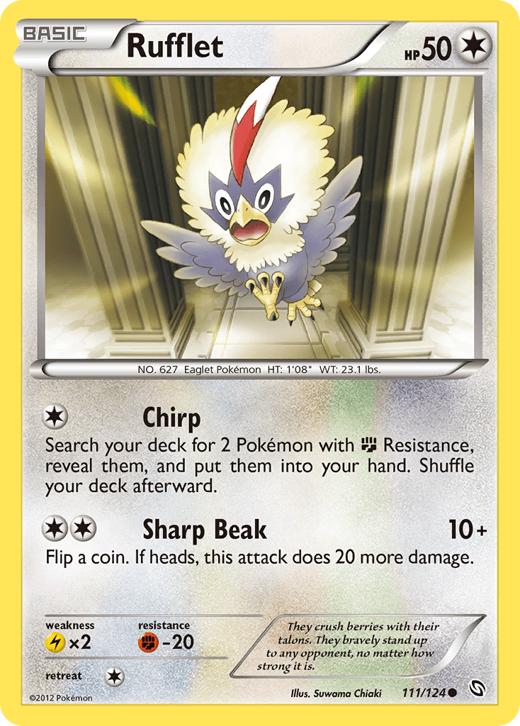 Rufflet 2012 Pokemon Dragons Exalted