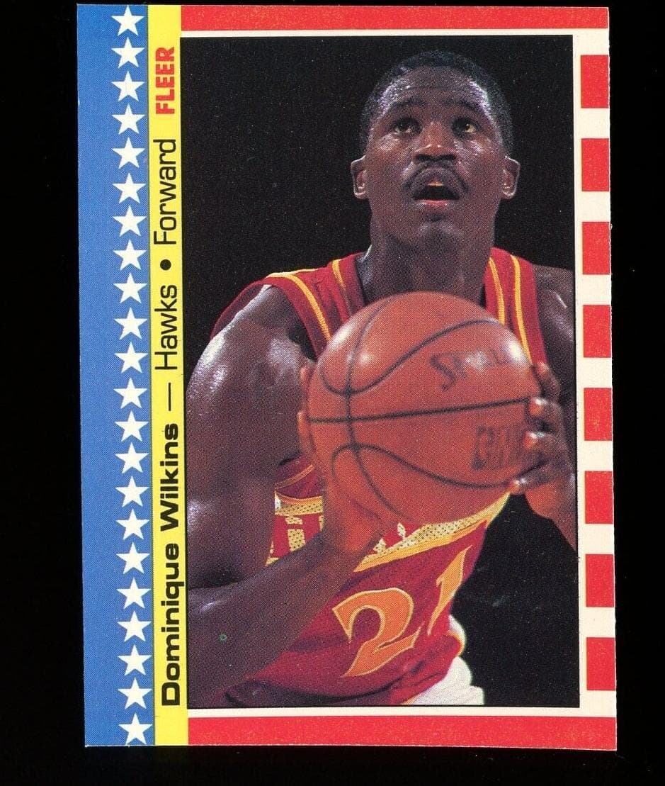 Dominique Wilkins 1987 fleer