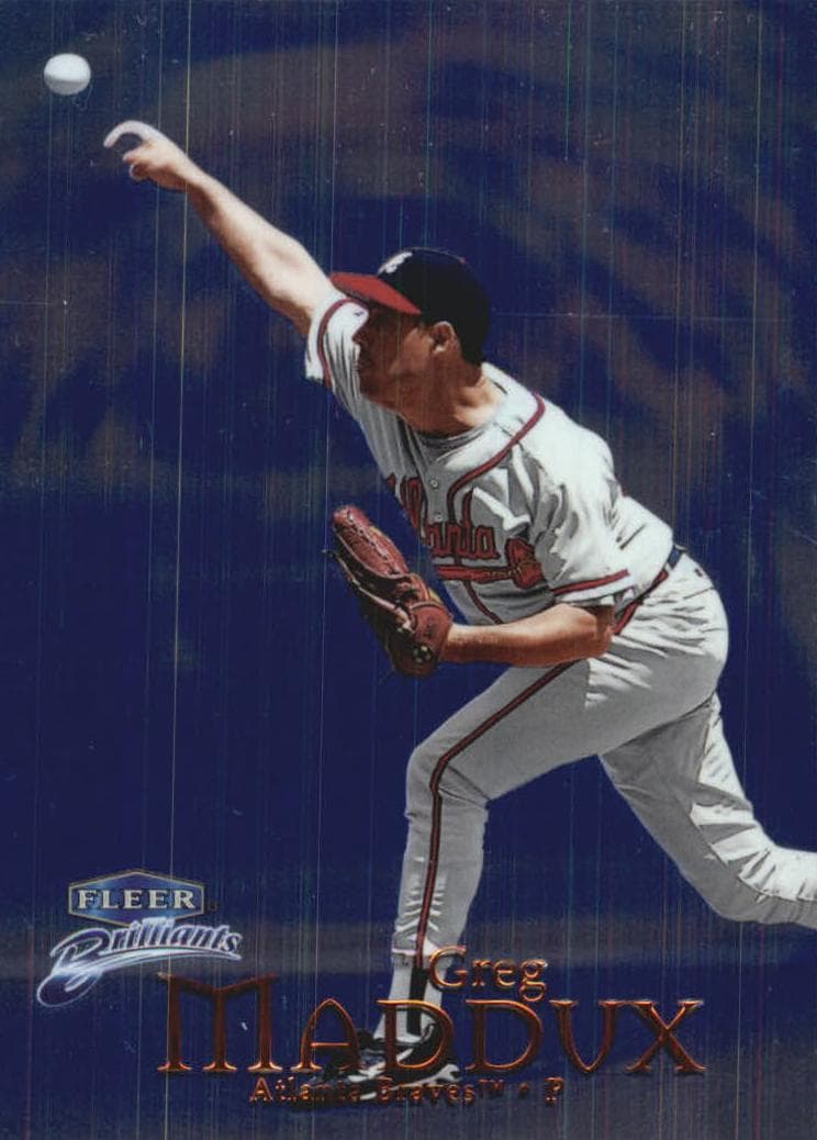 Greg Maddux 1999 fleer Fleer Brilliants