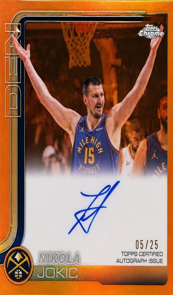Nikola Jokic 2025 topps Topps Chrome