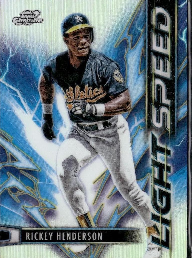Rickey Henderson 2025 topps Topps Cosmic Chrome