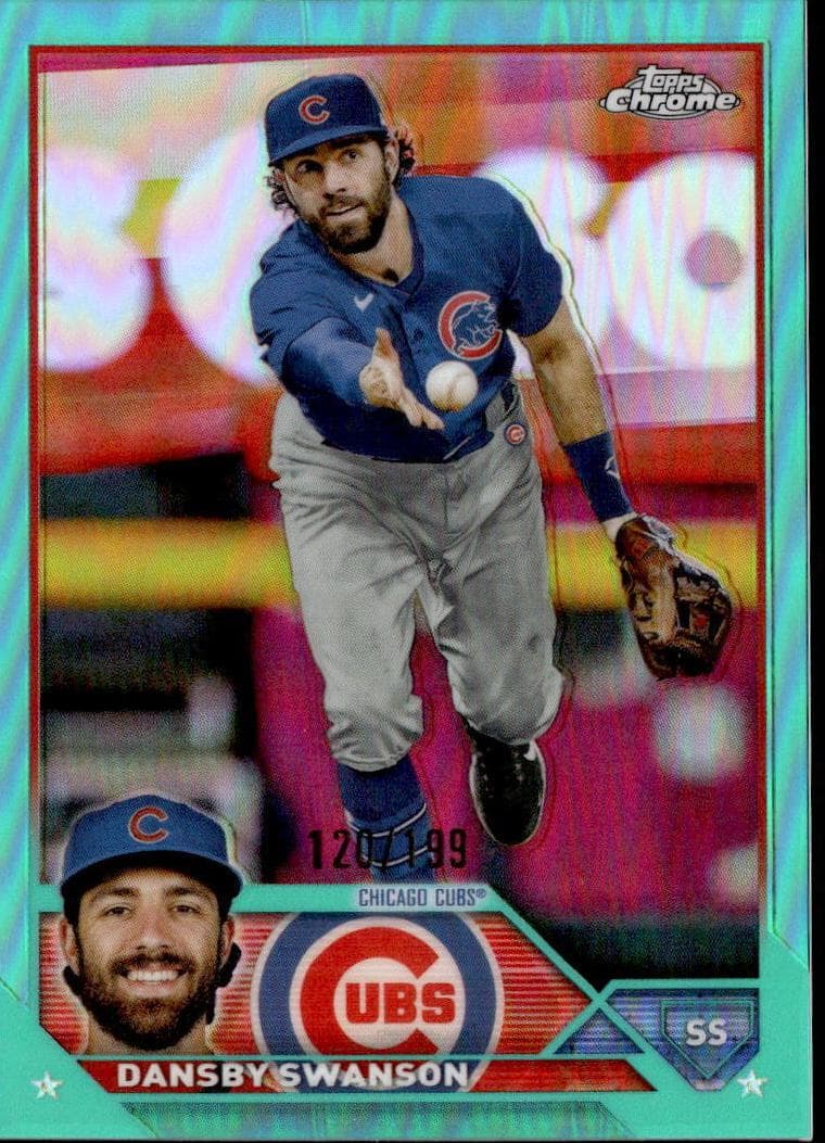 Dansby Swanson 2023 topps Topps Chrome