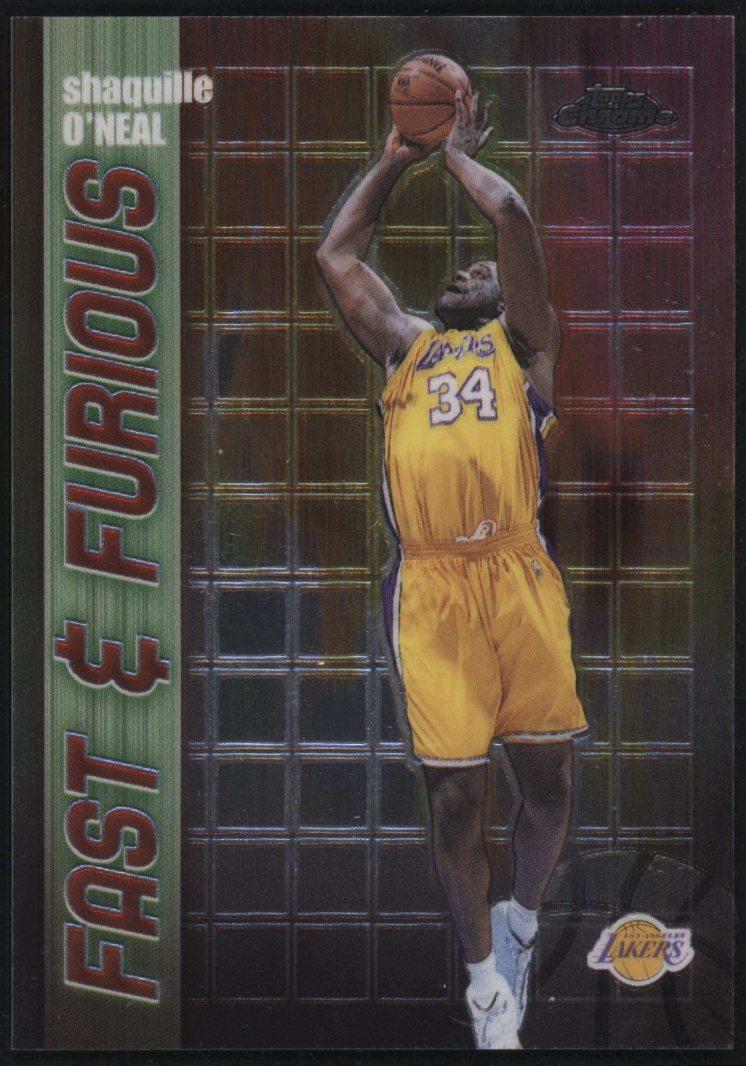 Shaquille O'Neal 2001 topps Topps Chrome