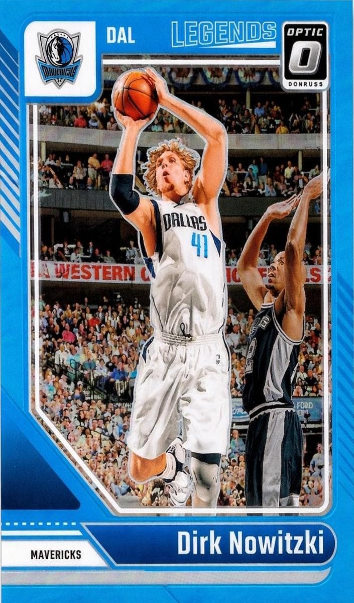 Dirk Nowitzki 2024 panini Donruss Optic