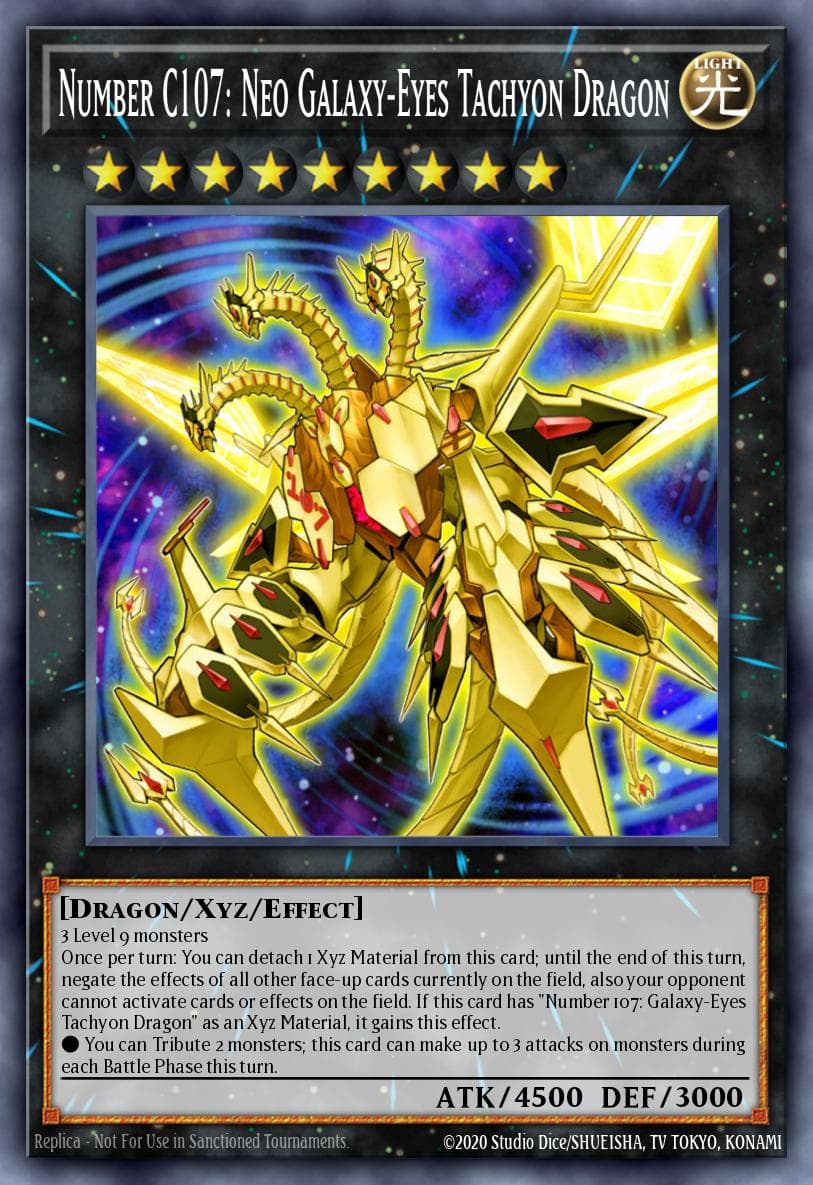 Number C107: Neo Galaxy-Eyes Tachyon Dragon #PRIO-EN041