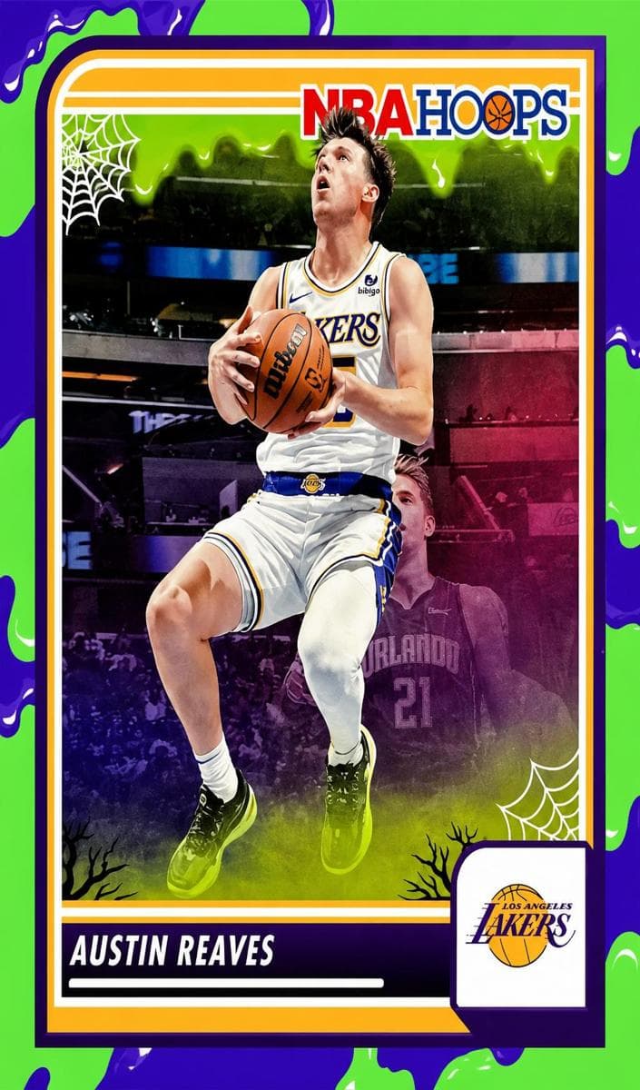 Austin Reaves 2023 panini Hoops Haunted Hoops