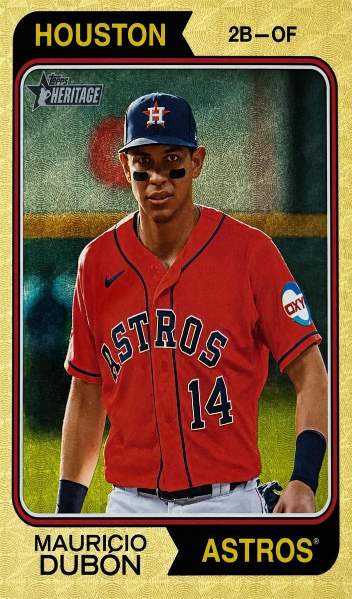 Mauricio Dubón trading card