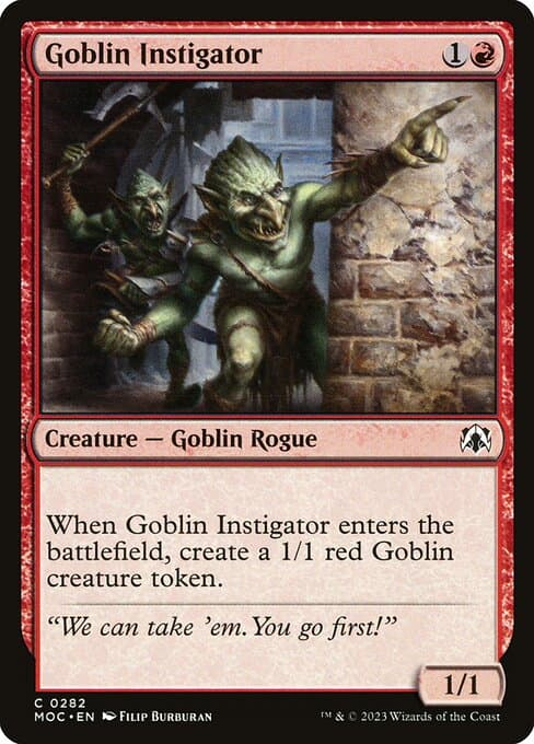 Goblin Instigator 2023 Magic: The Gathering March of the Machine Commander