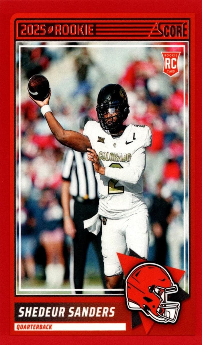 Shedeur Sanders 2025 panini Donruss Elite