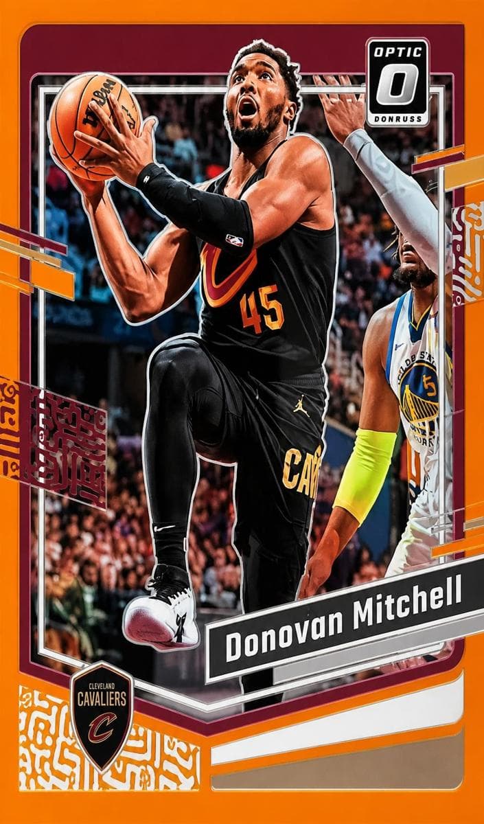 Donovan Mitchell 2023 panini Donruss Optic