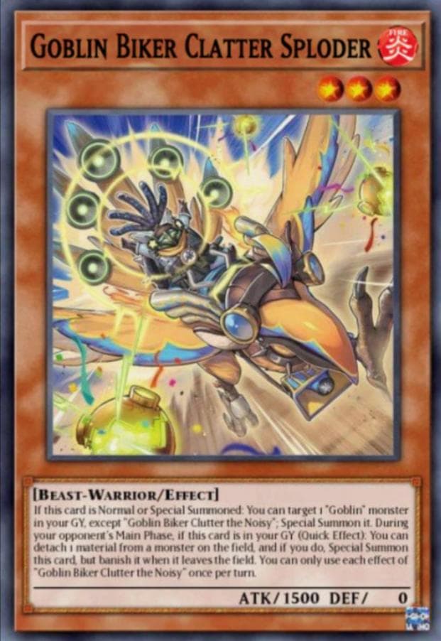 Goblin Biker Clatter Sploder 2024 Yu-Gi-Oh! Phantom Nightmare