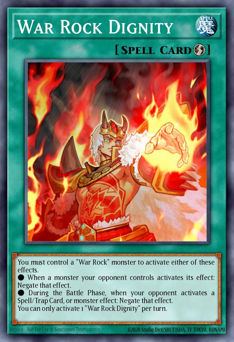 War Rock Dignity 2021 Yu-Gi-Oh! Lightning Overdrive 1st Edition