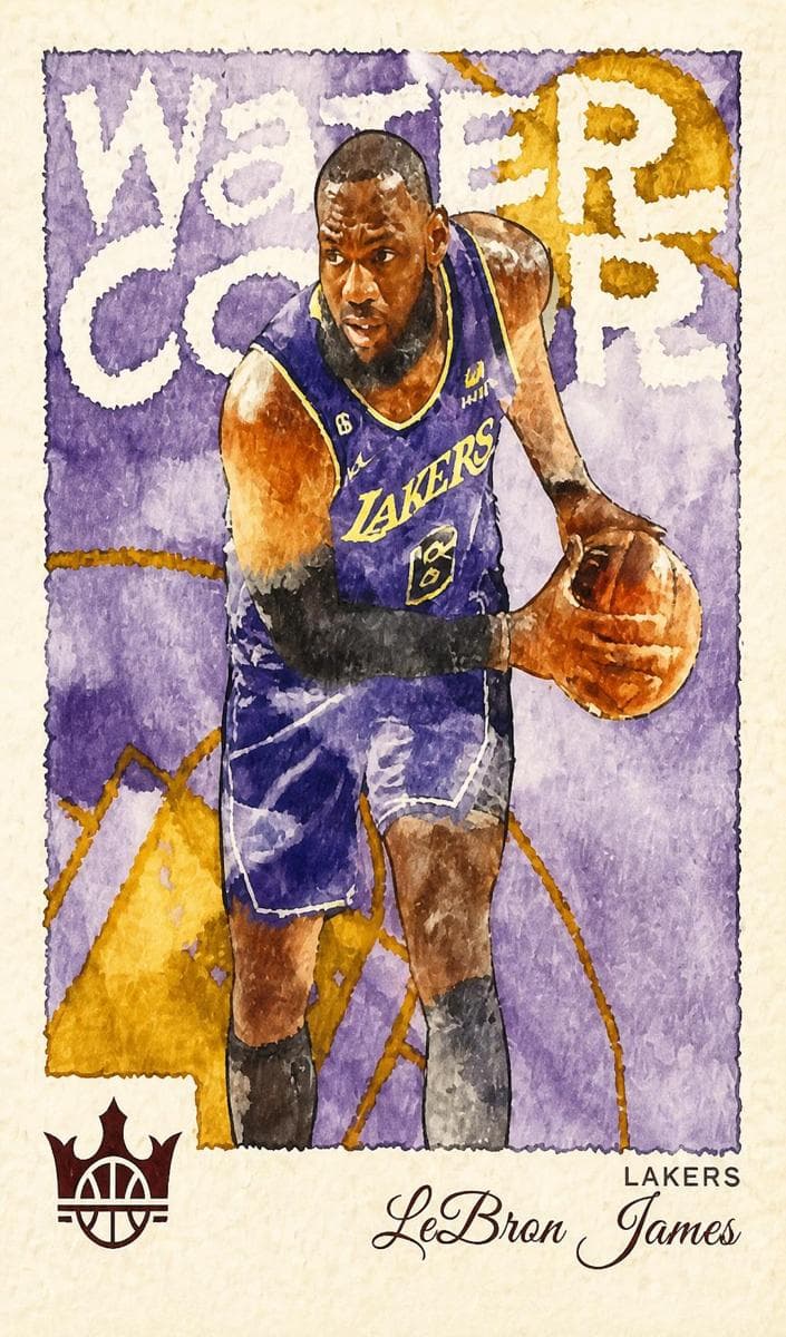 LeBron James 2022 panini Panini Court Kings