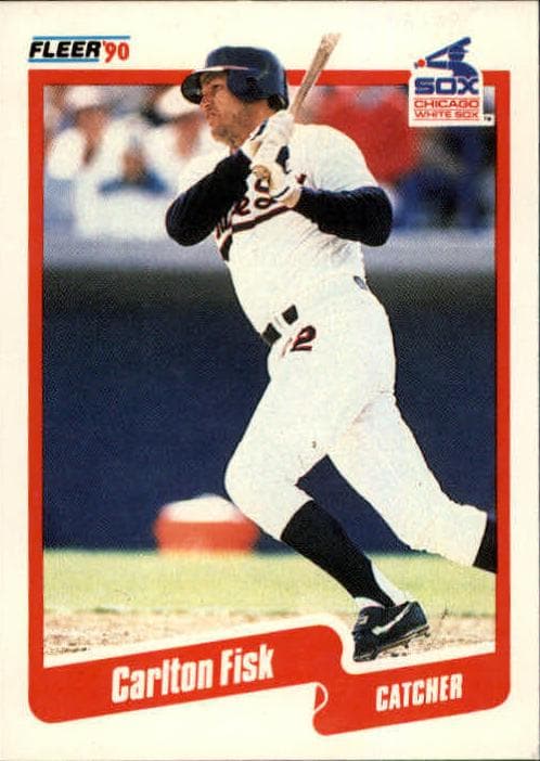Carlton Fisk 1990 fleer Fleer