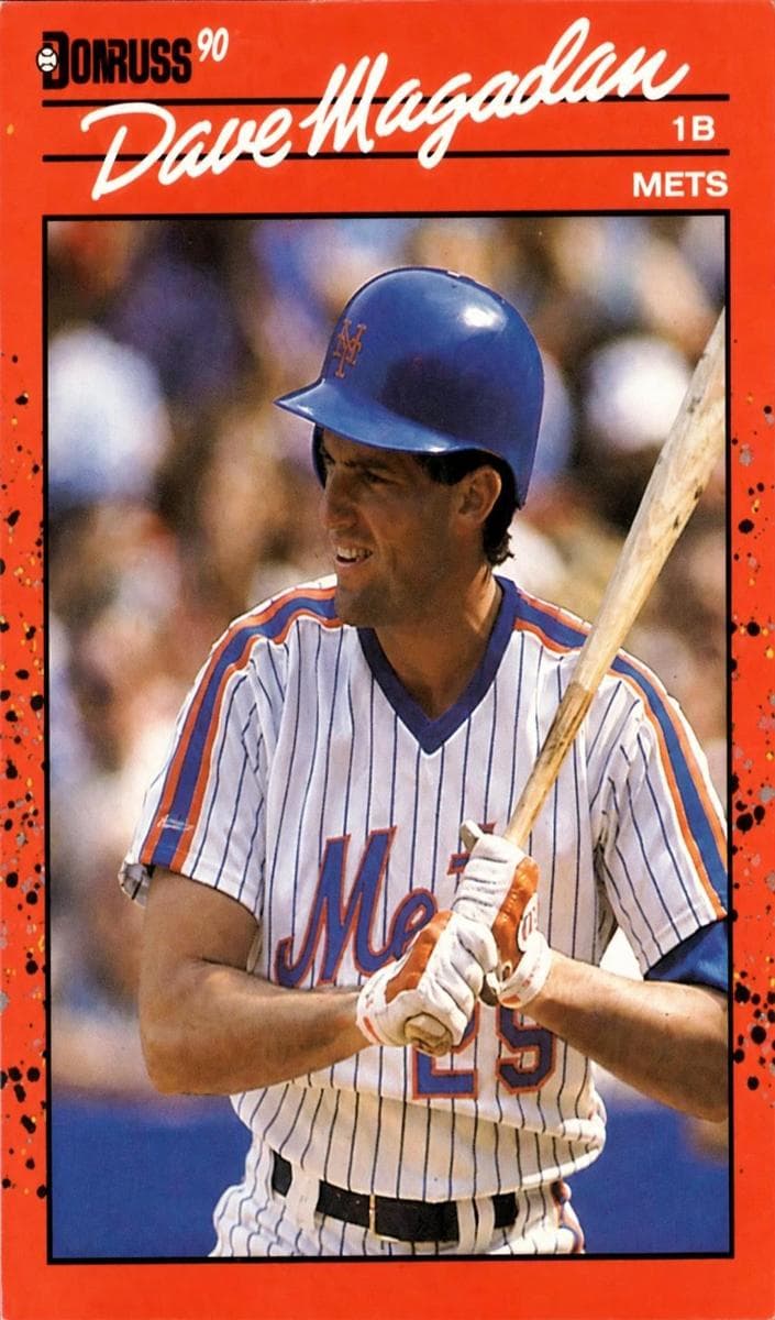 Dave Magadan 1990 panini Donruss