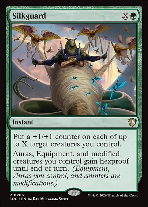 Silkguard 2026 Magic: The Gathering Secrets of Strixhaven Commander