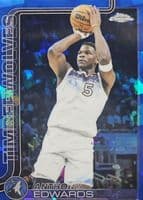 Anthony Edwards 2025 topps Topps Chrome Sapphire