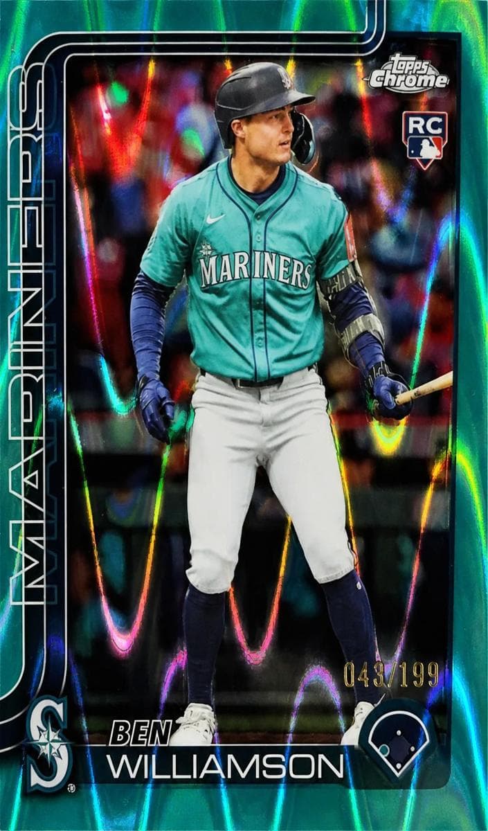 Ben Williamson 2025 topps Topps Chrome Update Sapphire