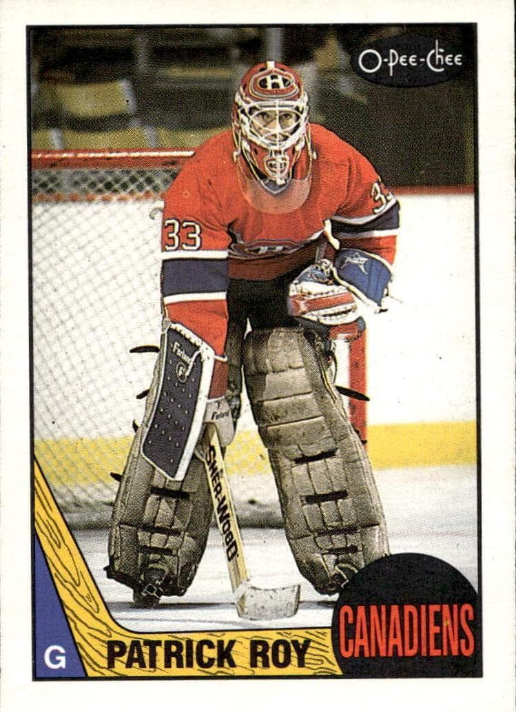 Patrick Roy 1987 upper_deck O-Pee-Chee example 1