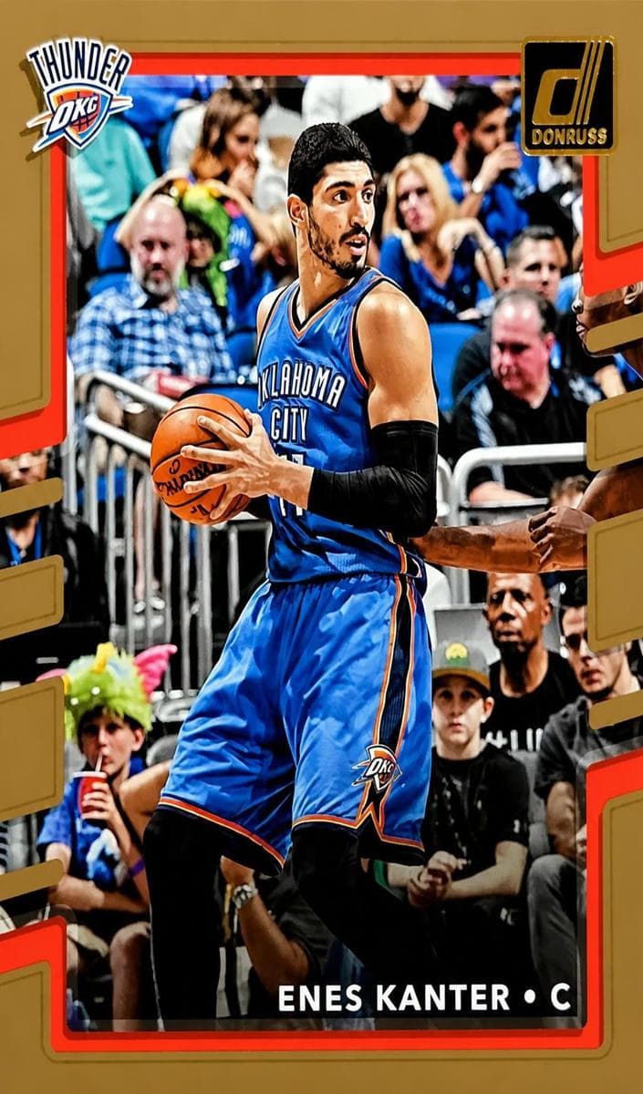 Enes Kanter 2017 panini Donruss Optic