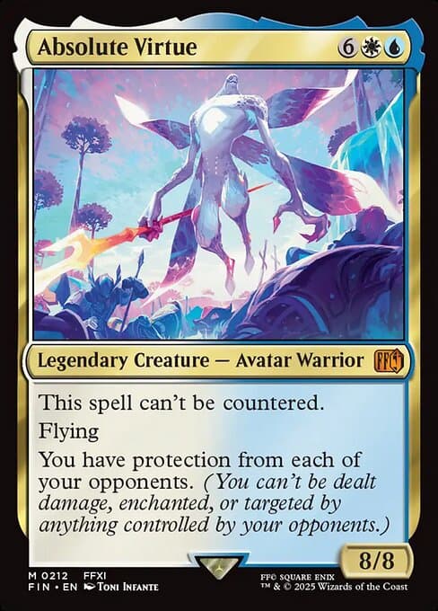 Absolute Virtue 2025 Magic: The Gathering Final Fantasy Extended Art