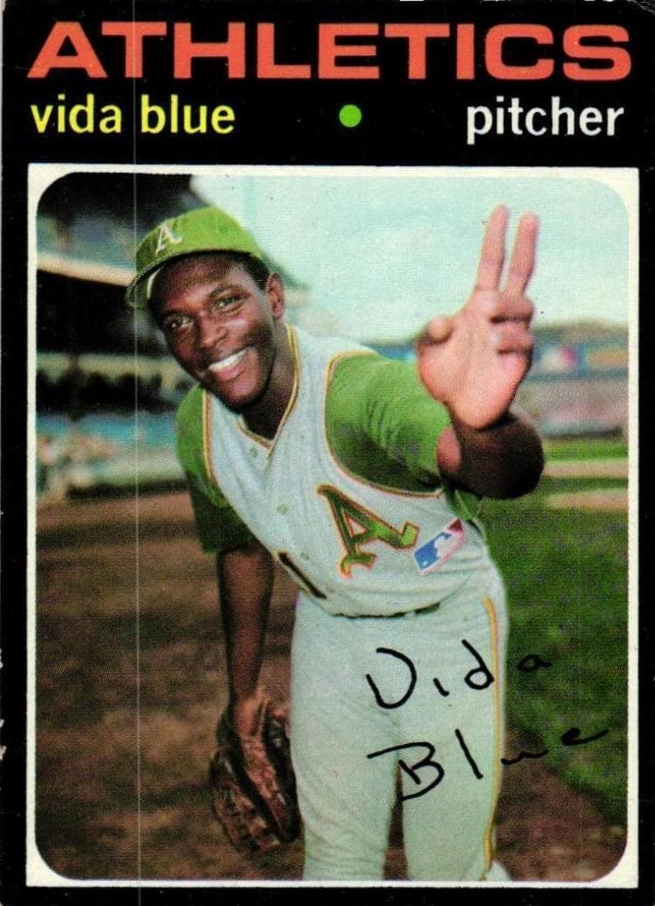Vida Blue 1971 topps Topps