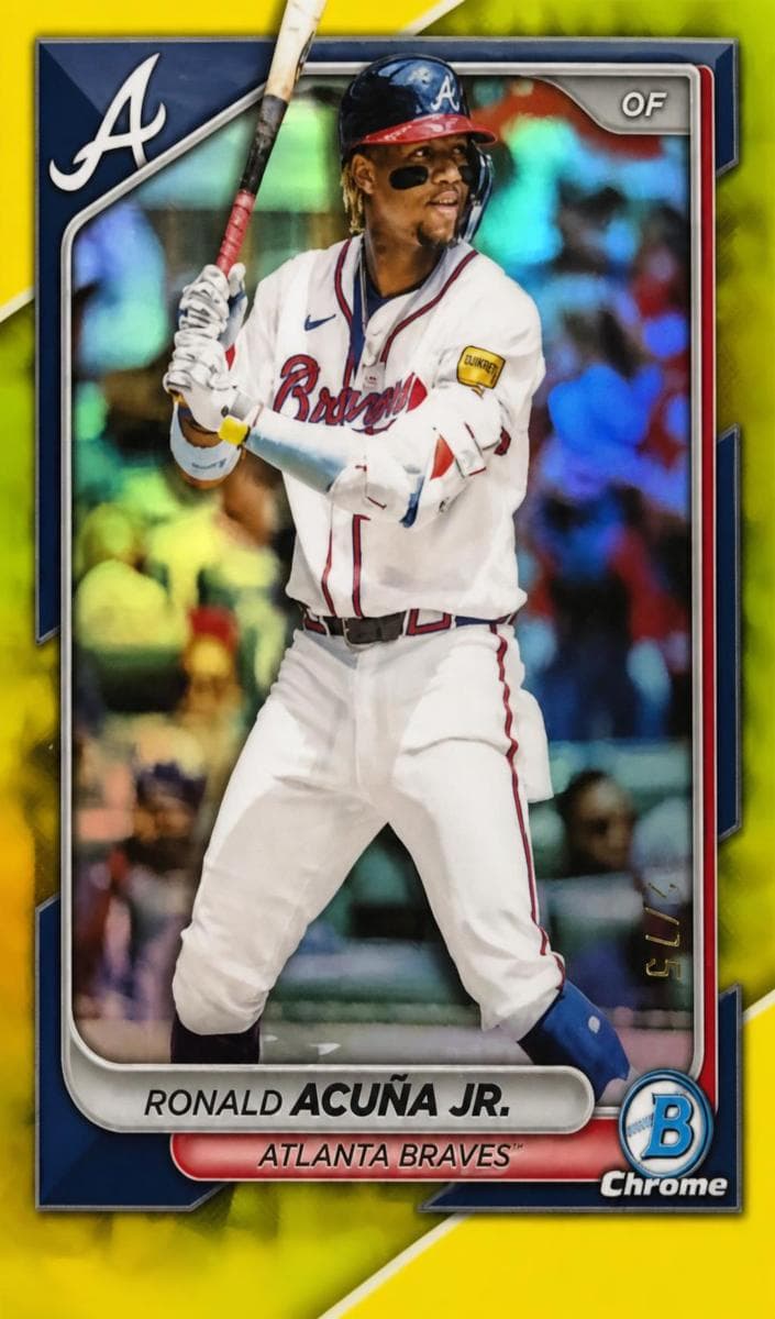 Ronald Acuna Jr. 2024 bowman Bowman Chrome