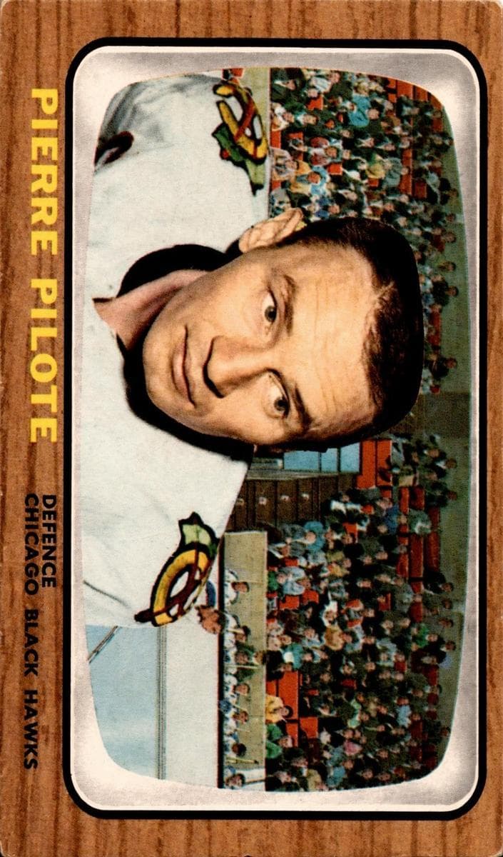 Pierre Pilote 1966 topps Topps USA Test