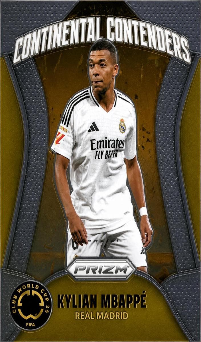 Kylian Mbappe trading card