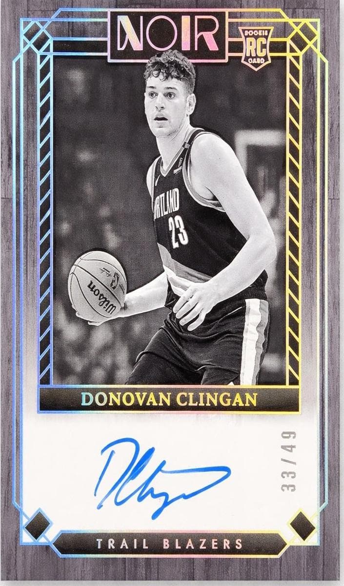Donovan Clingan 2024 panini Panini Noir