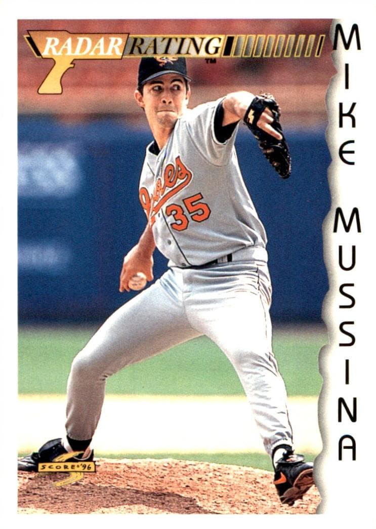 Mike Mussina 1995 panini Donruss