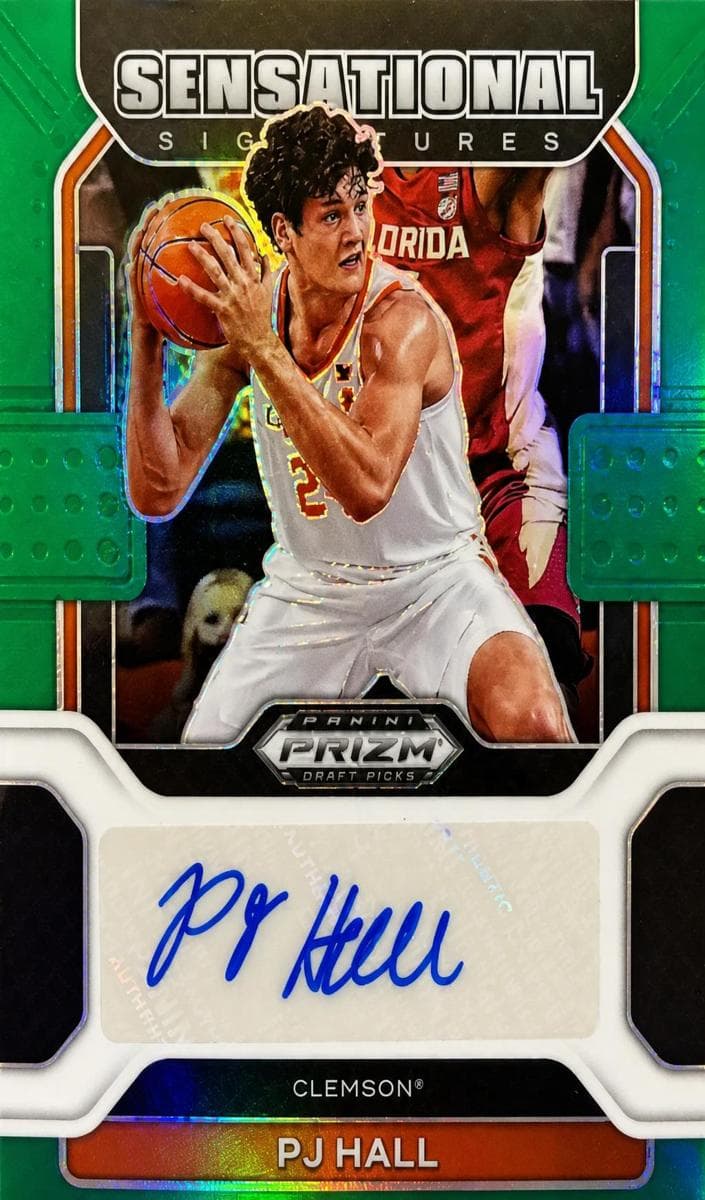 PJ Hall 2022 panini Panini Prizm Draft Picks