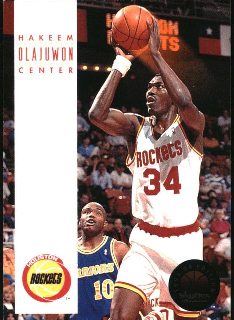 Hakeem Olajuwon 1993 fleer SkyBox Premium