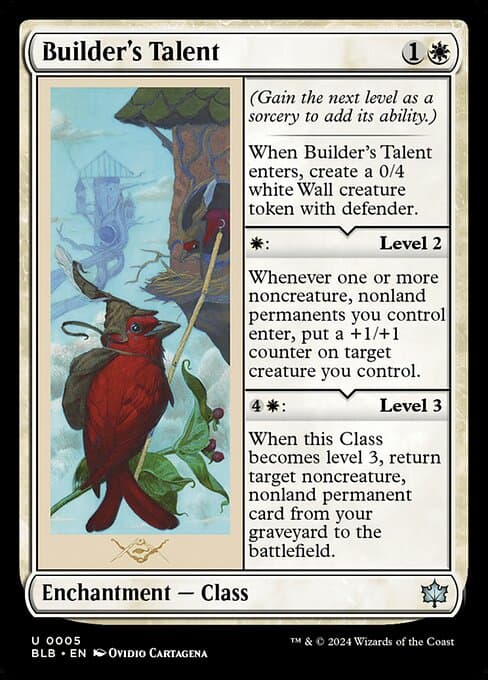 Builder's Talent 2024 Magic: The Gathering Bloomburrow