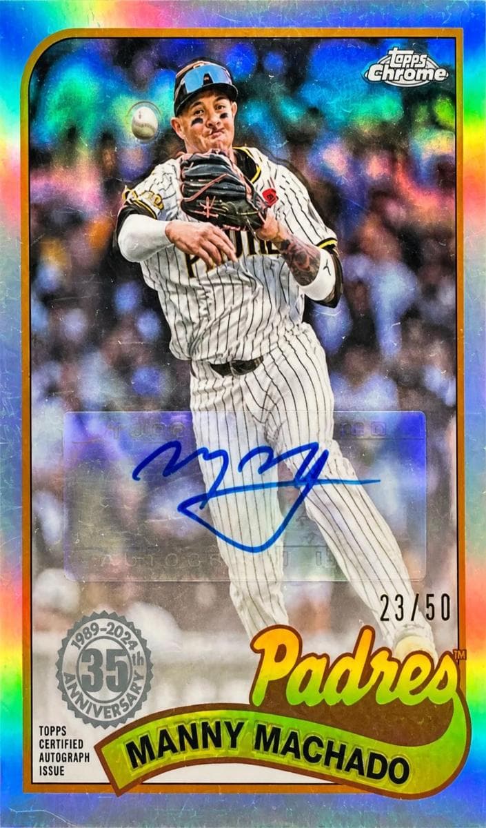 Manny Machado 2024 topps Topps Chrome Update