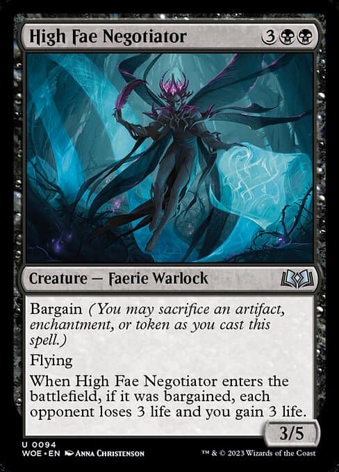 High Fae Negotiator 2023 Magic: The Gathering Wilds of Eldraine