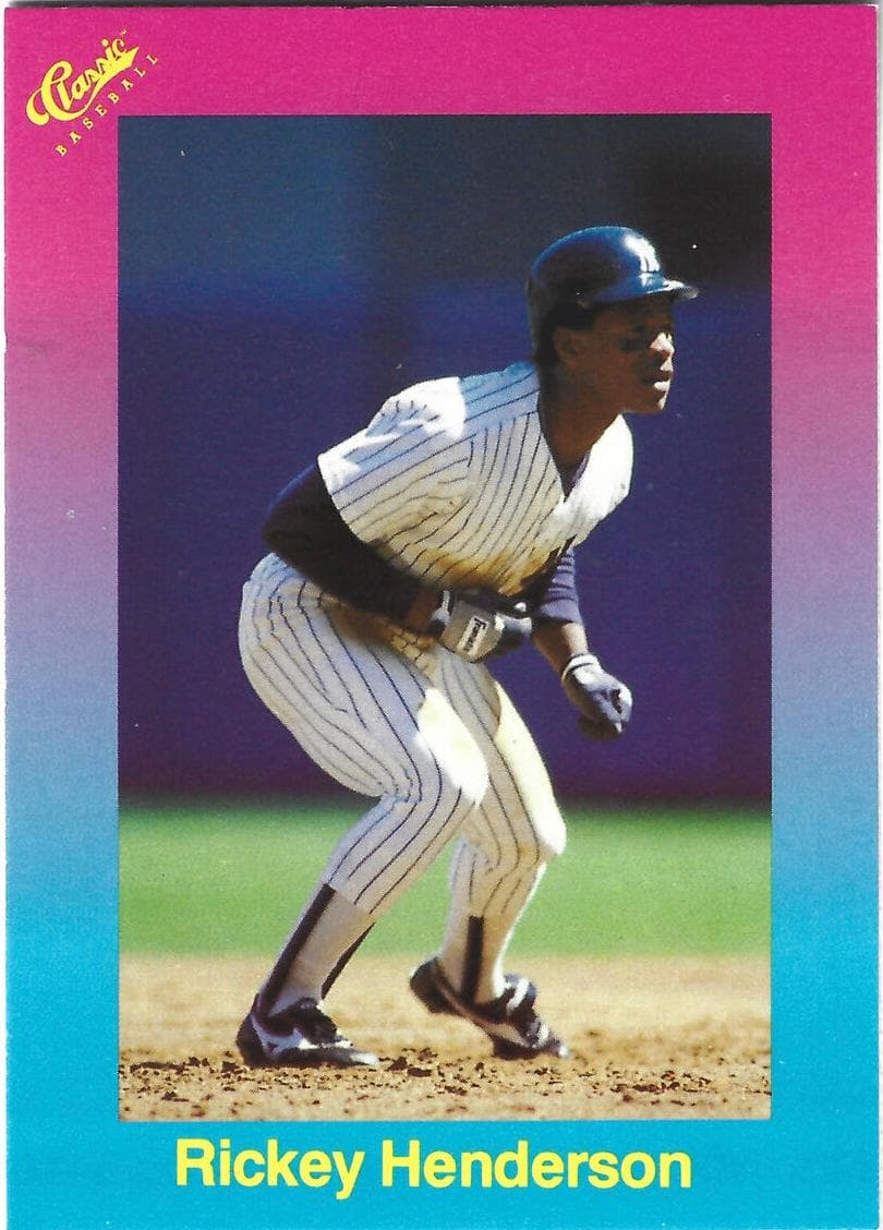 Rickey Henderson 1989 unknown Classic