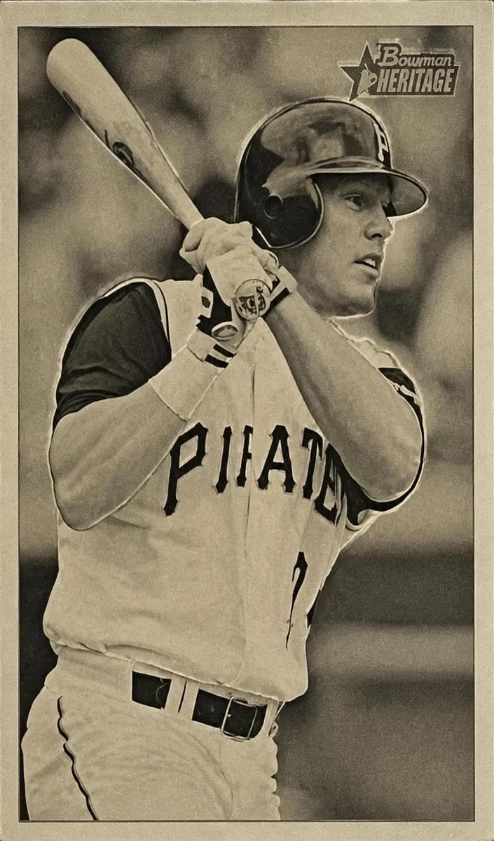Brian Giles 2001 bowman Heritage Chrome