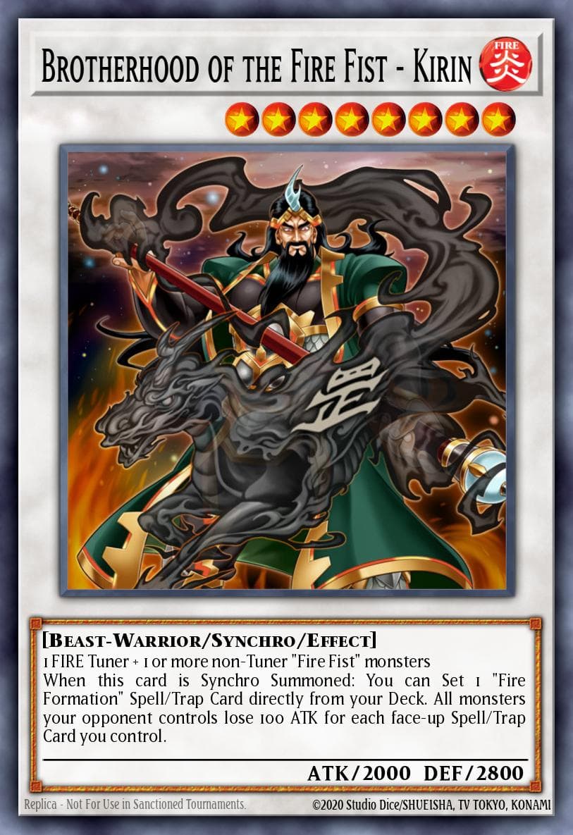 Brotherhood of the Fire Fist - Kirin #MP14-EN094