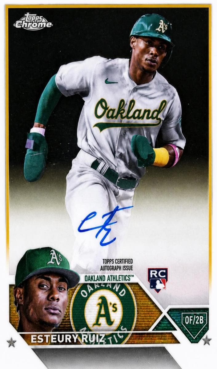 Esteury Ruiz 2023 topps Topps Chrome