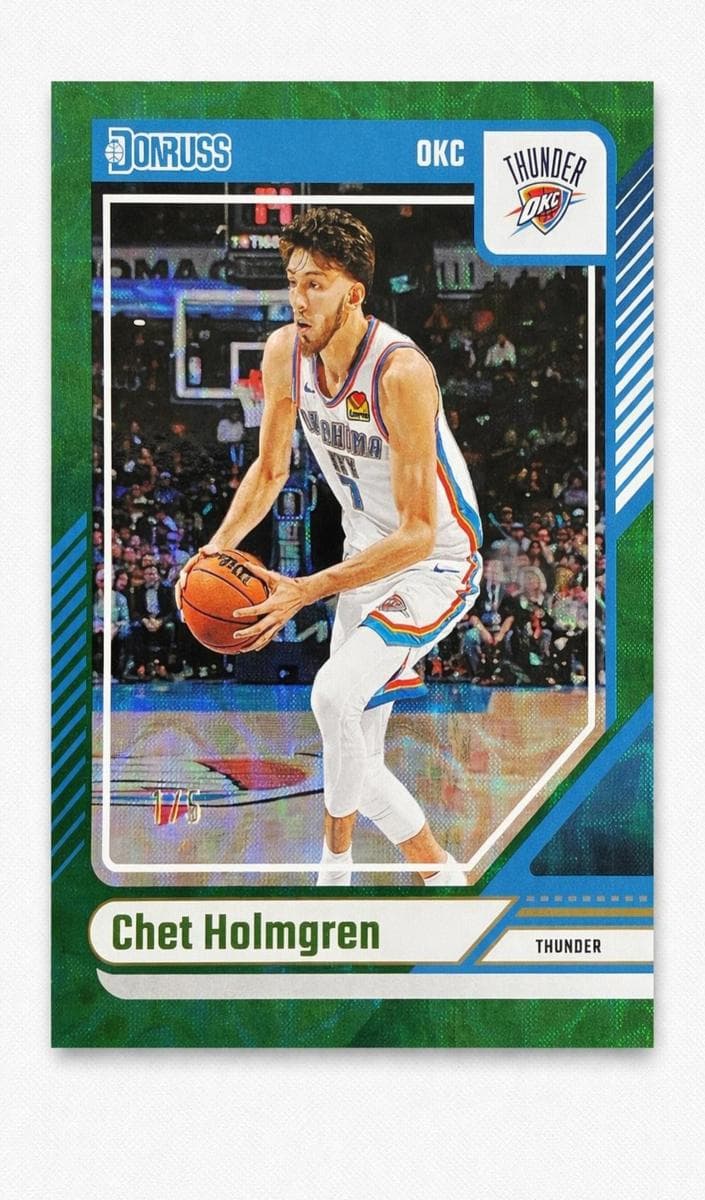 Chet Holmgren 2024 panini Donruss